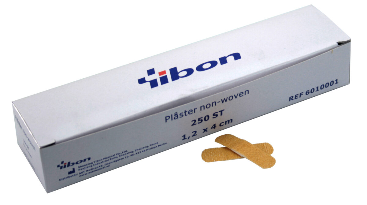 Plåster non-woven 12x40mm / 250st - artnr: 6010001 - AST Medical AB